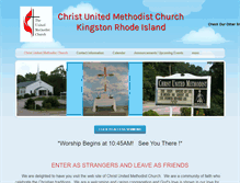 Tablet Screenshot of christumcri.org